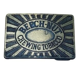 Beach Nut Chewing Tobacco Brass Belt Buckle LDL